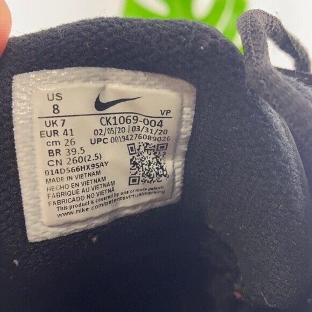 Nike Precision4 Sneaker Men's Size 8 Black Camellia Chile Red Basketball Shoe - Picture 10 of 12